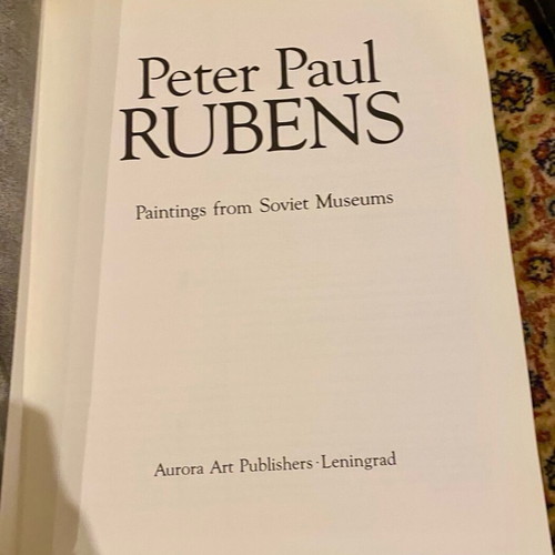 Rubens book like new, Paintings from Soviet Museums