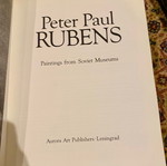 Rubens book like new, Paintings from Soviet Museums