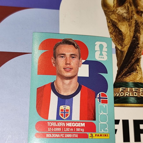 Torbjorn Heggem World Cup 2026 Panini sticker new