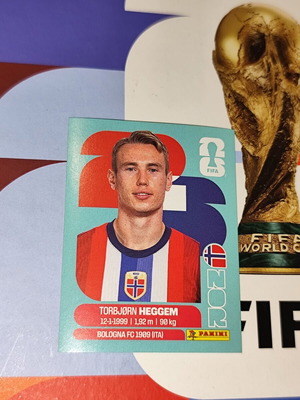 Torbjorn Heggem World Cup 2026 Panini sticker new
