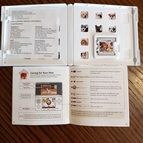 Nintendogs+cats game for Nintendo 3DS like new (USA Region)