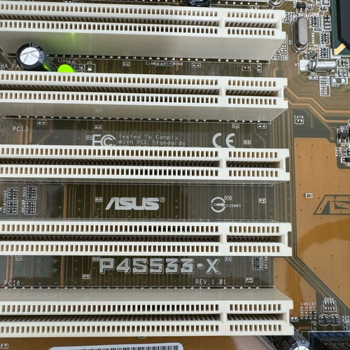 Asus P4S533-X s478 με Intel Celeron 2.66GHz 533, 2 x 256MB DDR 333 Kingston σετ μεταχειρισμένο με oem cpu fan