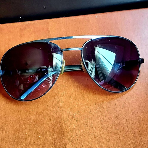 Guy Laroche GL360 men's sunglasses like new, black-silver
