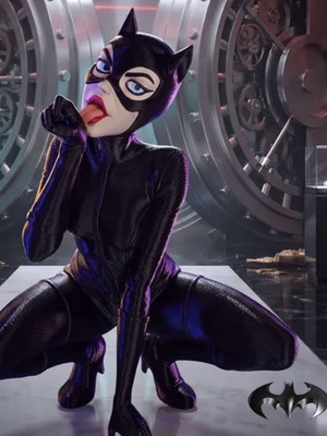 Catwoman 3D printed figure 32 cm, collectible decoration