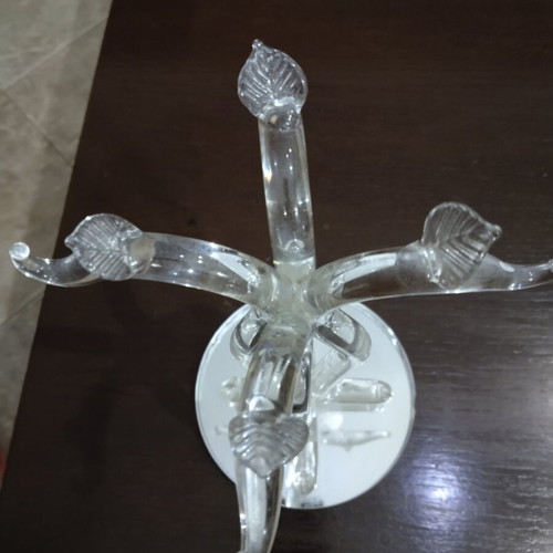 Glass decoration with mirror like new