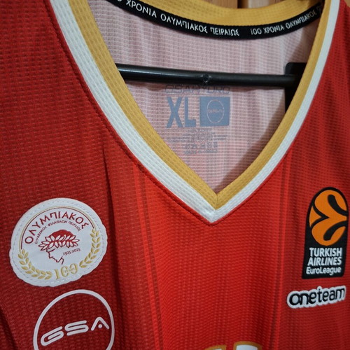 Olympiacos jersey 2024-25 season, new, Sasha Vezenkov #14, size XL