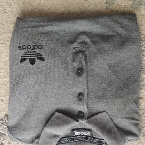 Adidas polo shirt like new, grey, sizes S and M