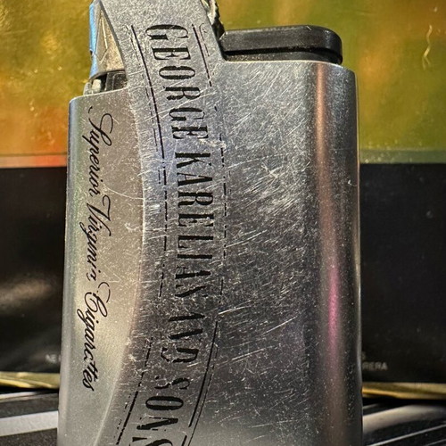 Karelias & Sons aluminum gas lighter used