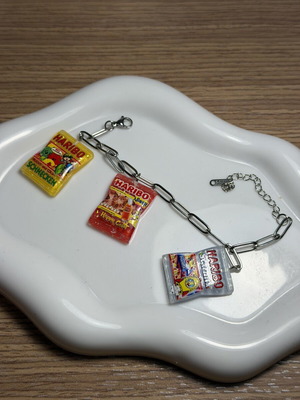 Handmade stainless steel bracelet, new, multicolor and silver