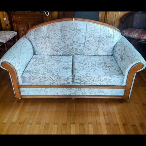 Sofa set with three-seater and two-seater sofas, 2 small tables