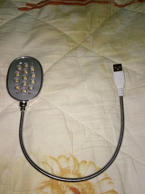 Гъвкава лампа USB LED лаптоп кабел