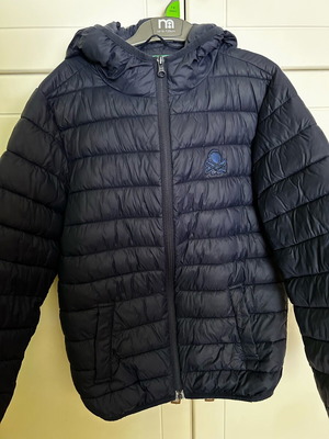 United Colors of Benetton kids jacket like new, blue, lightweight and windproof