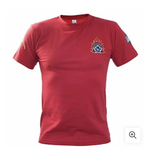 T shirt of seasonal firefighter new with embroidery