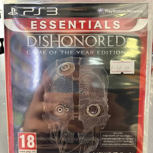 Dishonored Game of the Year Edition PS3 new
