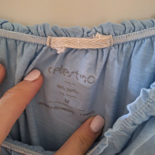 Celestino long blue dress like new, comfortable, summer