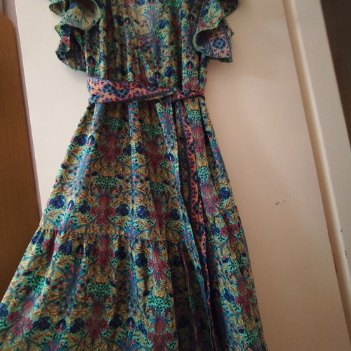 Boho dress summer seda viscosa like new