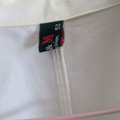 Women's jacket like new, 100% cotton, white, size 6XL