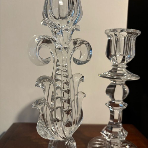 Crystal candlesticks like new