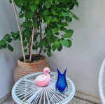 Βάζο Fifi Blue από γυαλί Murano σαν καινούργιο, ύψος 19εκ