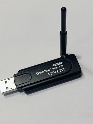 Advent Bluetooth dongle v2.0 +EDR Class 1 like new with external antenna