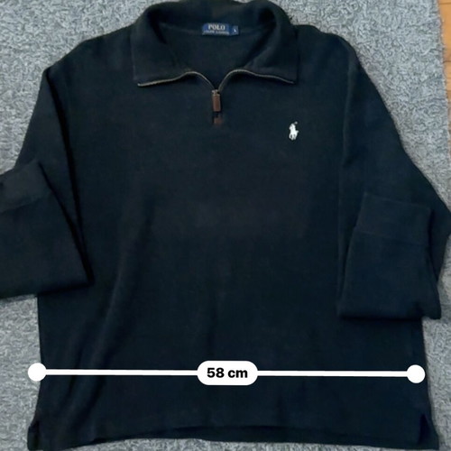 Polo Ralph Lauren Quarter Zip men's size Large black like new