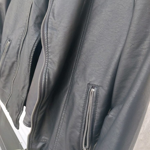 Jacket black Zara faux leather new, 140cm 9-10 years boys