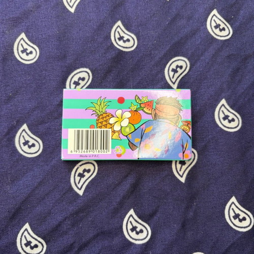 Moon transparent rolling papers with Tropical Fruit flavor 78mm new, 50 leaves