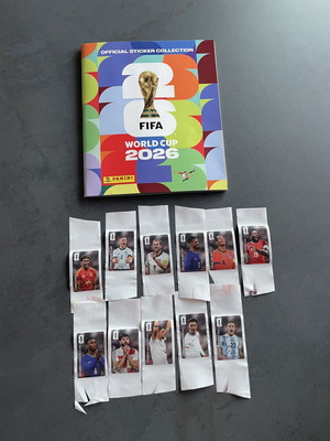 Panini FIFA World Cup 2026 Album with 11 Coca-Cola Bonus Stickers new