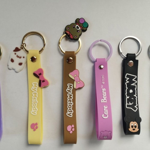 Keychains new, pack of 6 assorted designs
