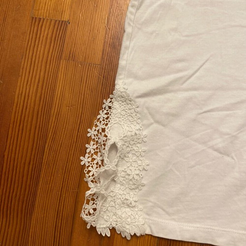 Zara cotton white blouse medium like new