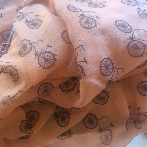 Pashmina scarf new, cotton, 1.10x1.80 m