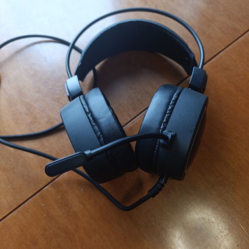 Turbo-X Erebus Gaming Headset wired, like new, black