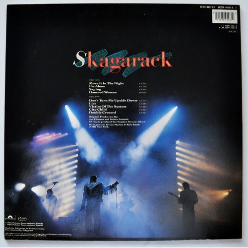 Skagarack 1986 LP like new, European edition