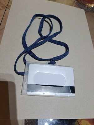 Lanyard with cardholder new, blue