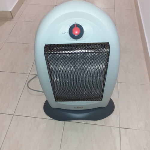 Halogen heater used, 1200W, 3 heating levels
