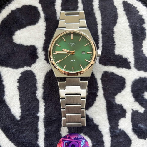 Tissot PRX 40mm ρολόι καινούργιο, γκρι