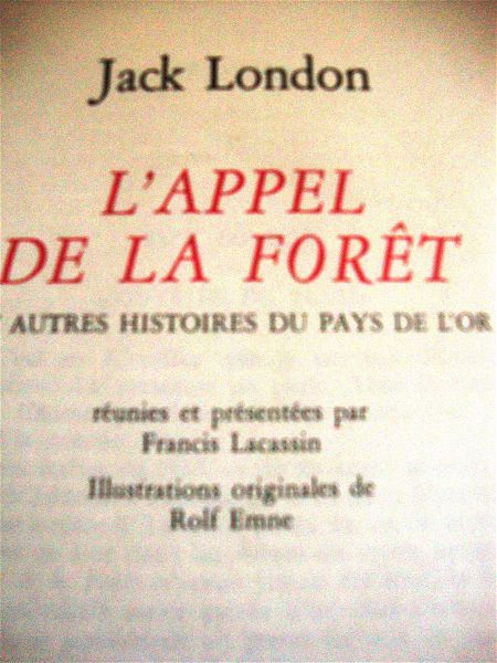  Jack London.L Appel De la Foret