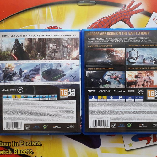 Star Wars Battlefront I and II for PlayStation 4 like new