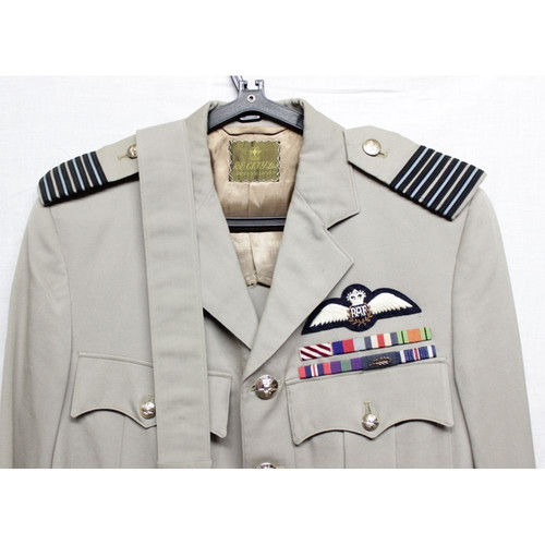 British 1950 summer pilot officer RAF tunic used