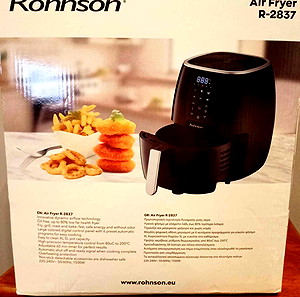 Rohnson Φριτέζα Αέρος με Αποσπώμενο Κάδο 5lt Μαύρη