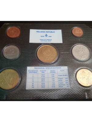 Επίσημη σειρά 2000 ΤτΕ αναμνηστικό καινούργιο