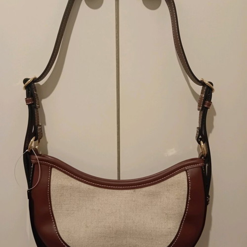 H&M shoulder bag new, beige and brown