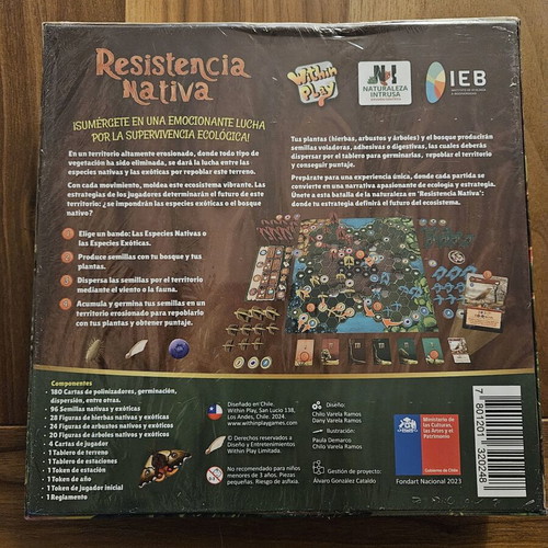 Resistencia Nativa board game by Within Play, sealed