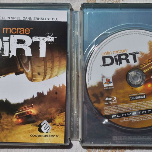 Dirt Steelbook PS3 racing game very good to like new