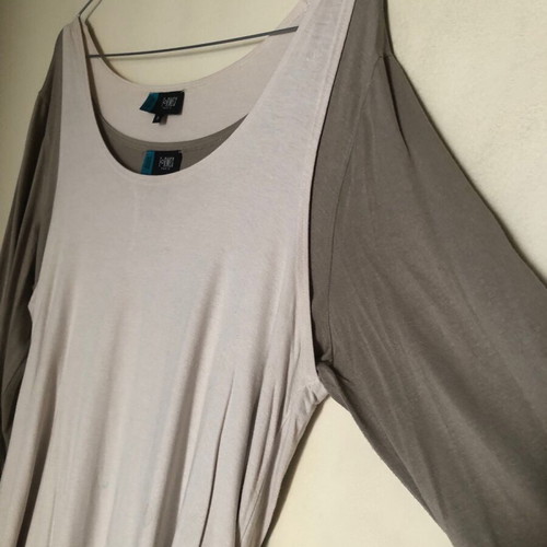 Formes Paris khaki maternity set with jacket, tops and skirt