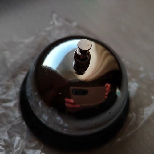 Metal reception bell like new