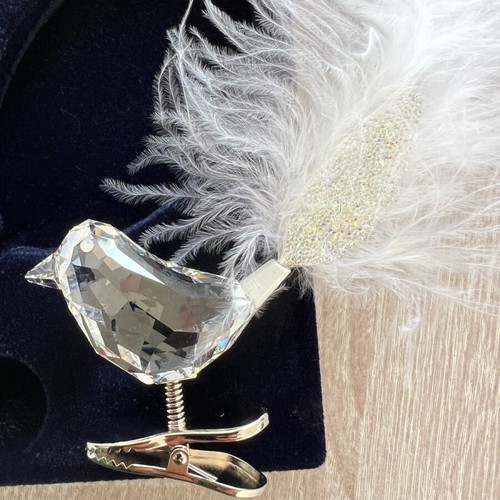 Swarovski Ornament Winter Bird like new