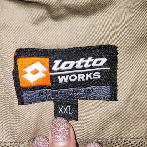 Lotto work vest new, size XXL with pockets