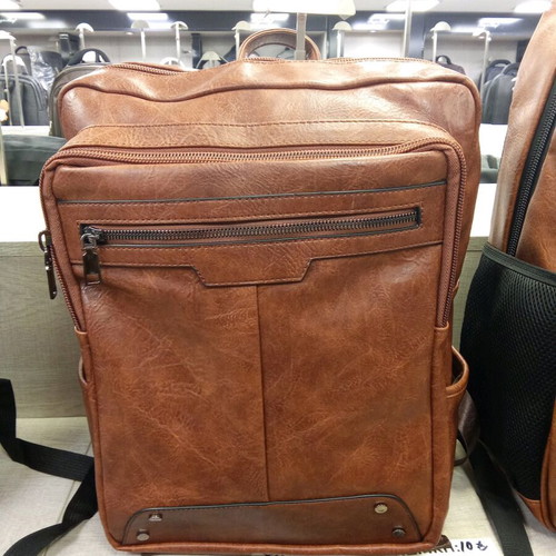 Bag to Bag leather men's backpack taba new