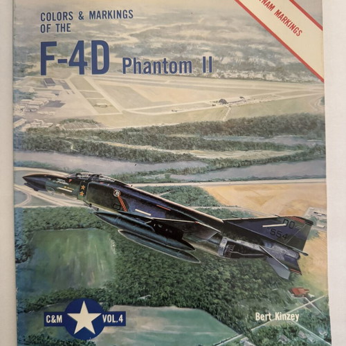 Colors & Markings of the F-4D Phantom II Post-Vietnam book like new